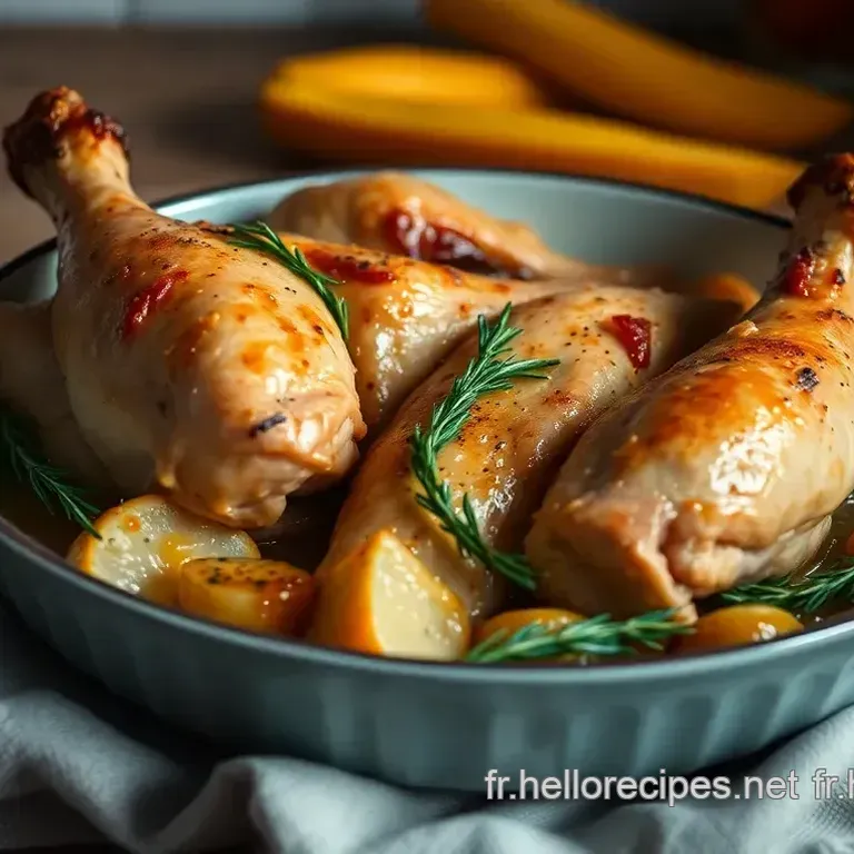 Cuisse de Poulet au Four: Ma Recette Provençale Facile!