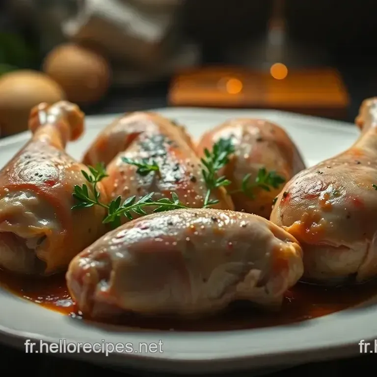 Cuisse de Poulet Rôtie au Four à la Française