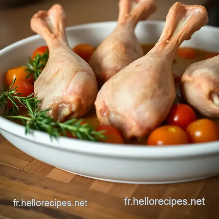 Cuisses de Lapin au Four à la Provençale presentation