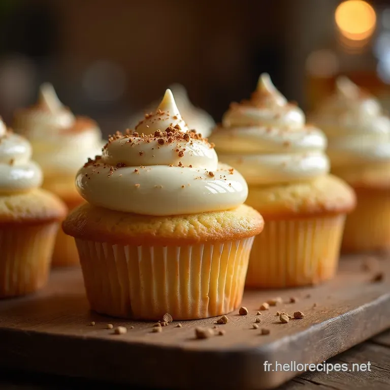 Cupcakes Moelleux à la Vanille Bourbon Le Secret du Parfait Goûter Français presentation