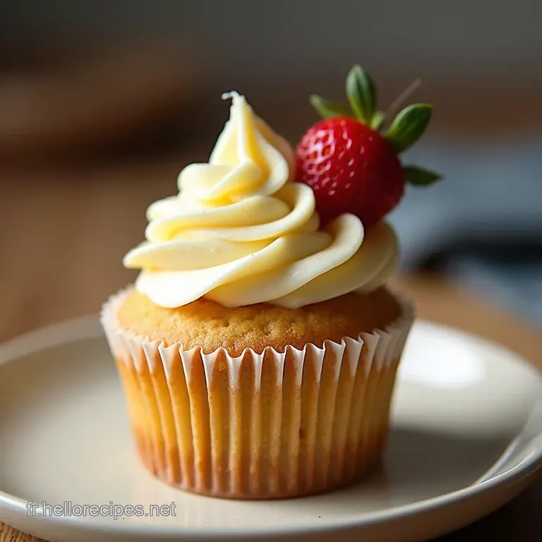 Cupcakes Moelleux à la Vanille Bourbon et Glaçage au Beurre Salé