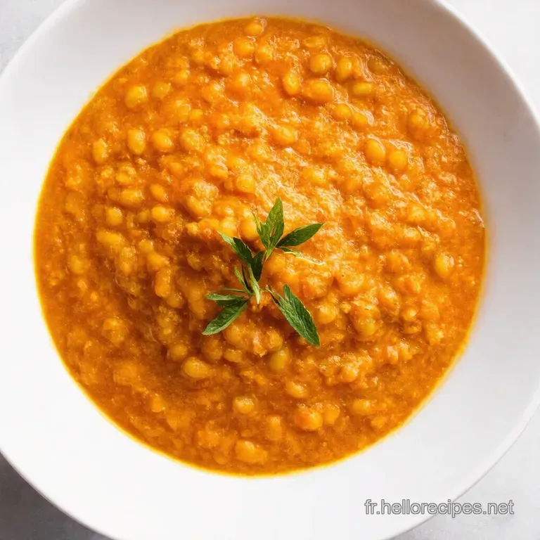 Dahl de Lentilles Corail Éclatant au Citron