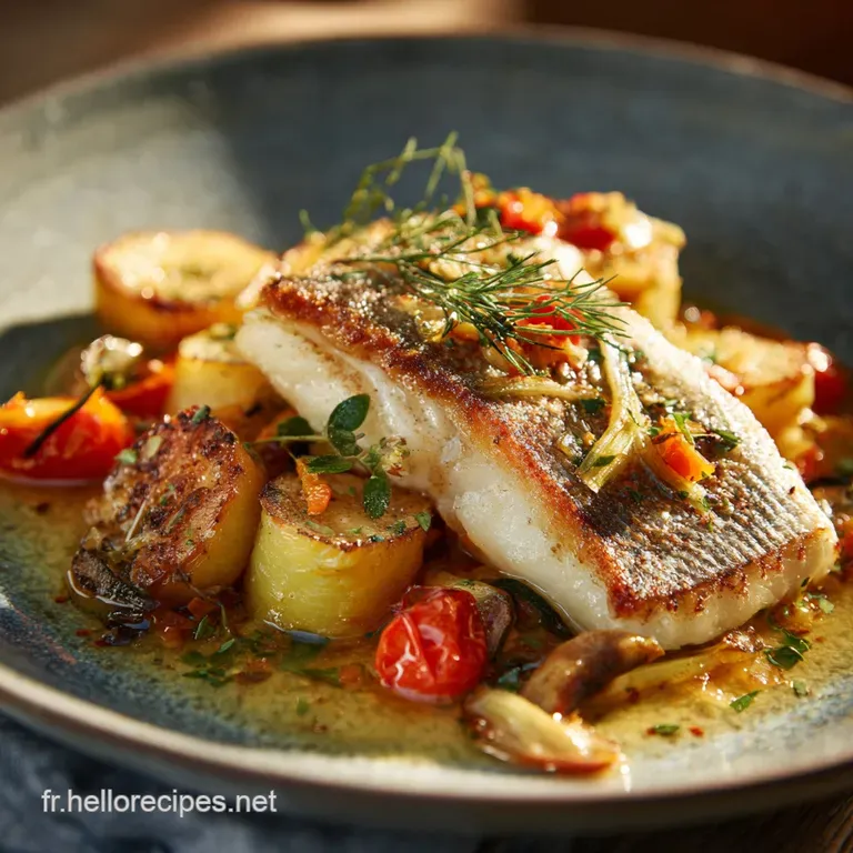 Poisson R&ocirc;ti Au Four Daurade Royale Le Secret De La Peau Croustillante presentation