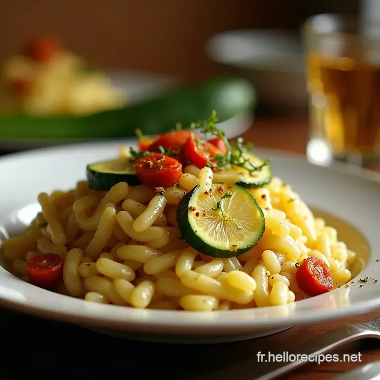 D&eacute;licieux Risotto Aux Courgettes Et Chorizo Pour Un Soir D&eacute;t&eacute; presentation