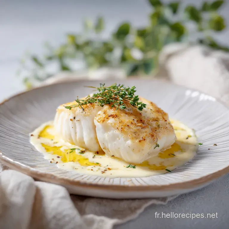 Dos de Cabillaud &agrave; la Cr&egrave;me de Parmesan