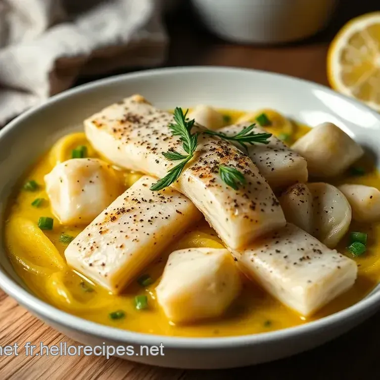 Cuisson Dos de Cabillaud Facile: Sauce Vierge Citronnée