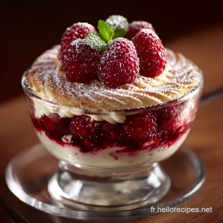 &Eacute;l&eacute;gance Vanille Framboise : Palet Cr&eacute;meux presentation