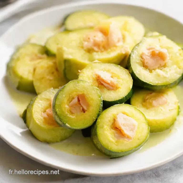 Élégants Rouleaux de Courgette au Saumon Fumé et Fromage Frais