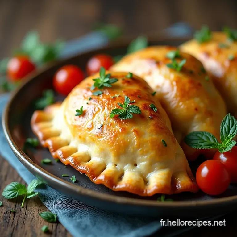Empanadas V&eacute;g&eacute;tariens Hivernaux au Poireau et St M&ocirc;ret