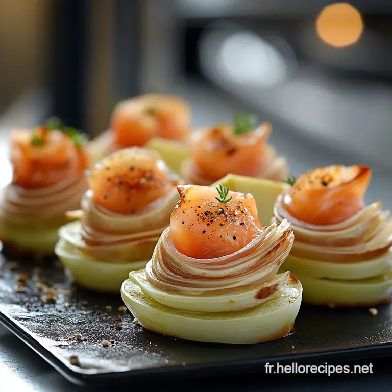 Endives Farcies Fraîches Saumon Fumé Avocat et Aneth presentation