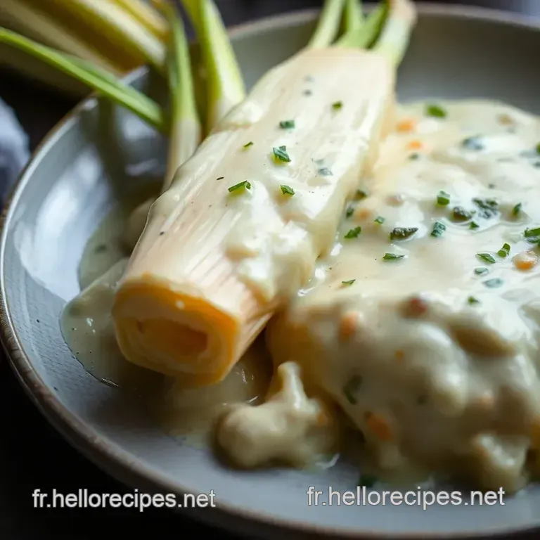Endives Gratinées à la Béchamel presentation