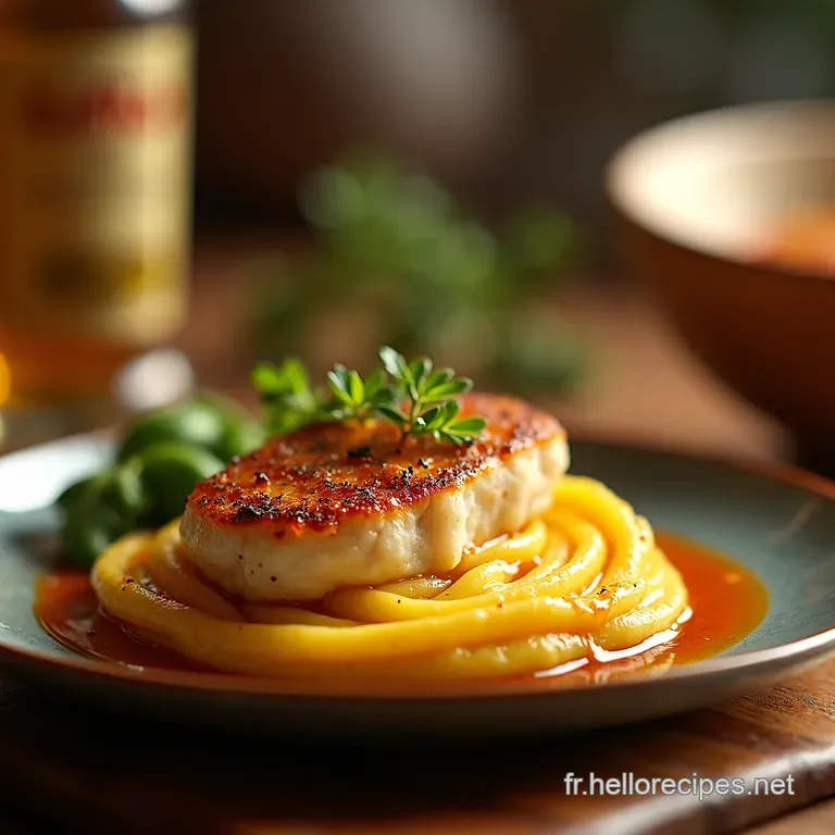 &Eacute;paule Dagneau Confite Au Four Ail Miel Et Romarin presentation