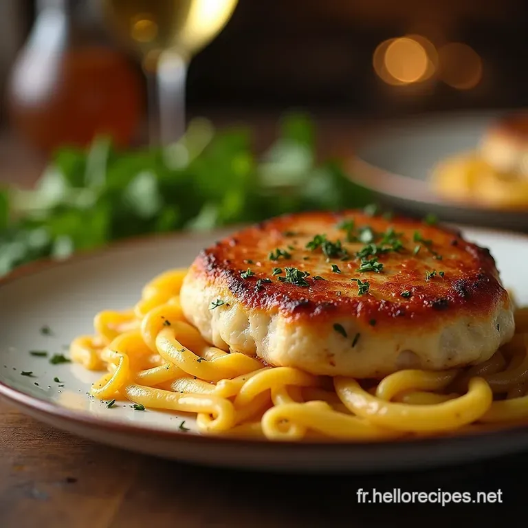 LEscalope de Veau à la Milanaise Parfaite Croustillante à lExtérieur Tendre à lIntérieur presentation