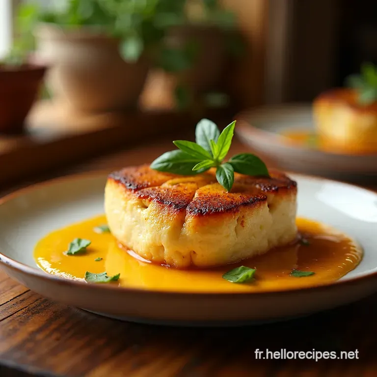 LAuthentique Escalope Savoyarde Veau Fondant et Croûte Gourmande au Reblochon presentation