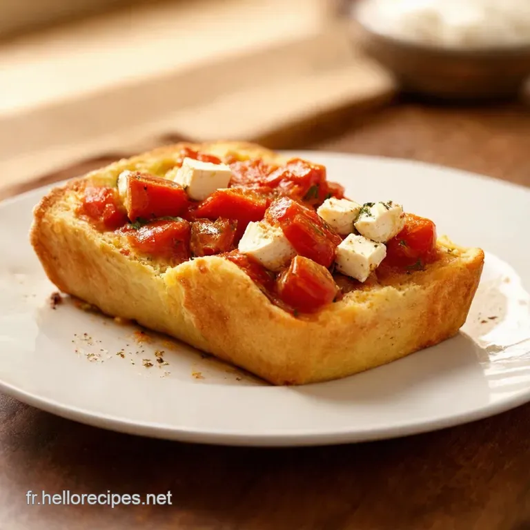 Feta Fondante Aux Tomates R&ocirc;ties Un Air De Provence presentation