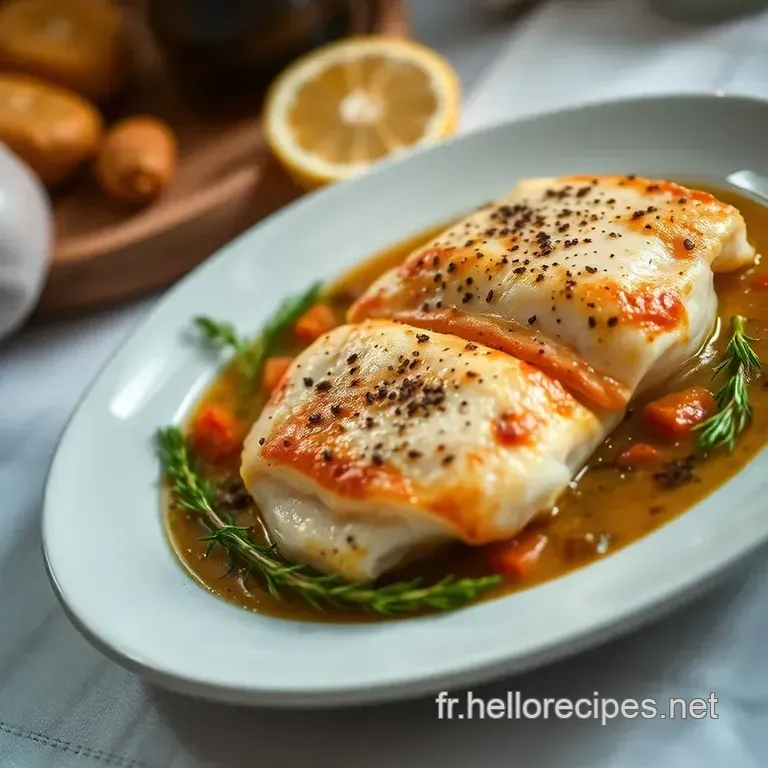 Filet de Dorade à la Provençale presentation