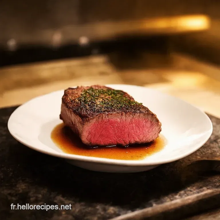 Filet Mignon La Perfection &Agrave; La Fran&ccedil;aise presentation