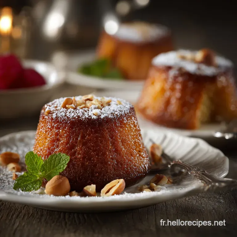 G&acirc;teaux Fran&ccedil;ais Le Financier Classique &Eacute;l&eacute;gance Dor&eacute;e au Beurre Noisette