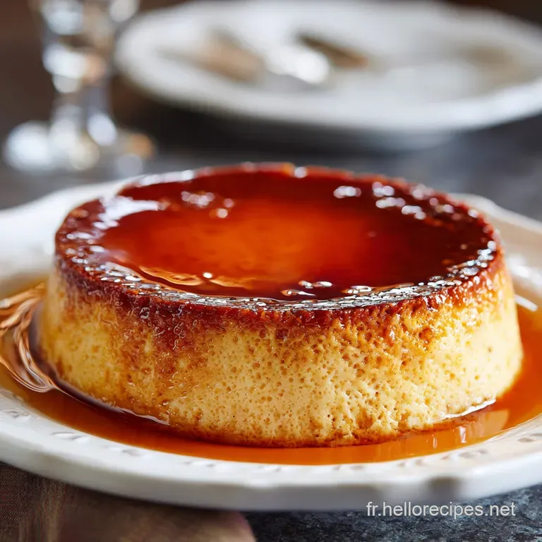 Flan au lait concentr&eacute; sucr&eacute; : Le secret dun flan cr&eacute;meux facile