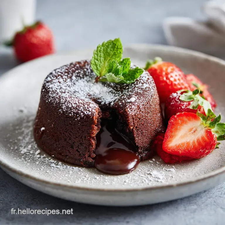 Recette Fondant au Chocolat Facile et Coeur Coulant