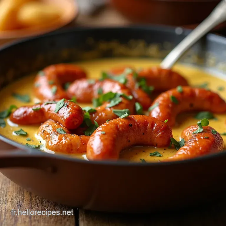 Fondue Dendives Aux Saucisses Fum&eacute;es Le Plaisir Rustique presentation