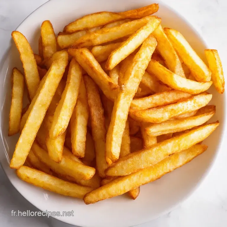 Frites Croustillantes à l' Air Fryer presentation