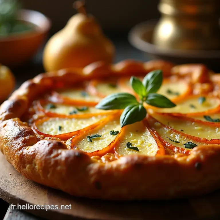 Galette Rustique Pommes De Terre Et Poireaux presentation