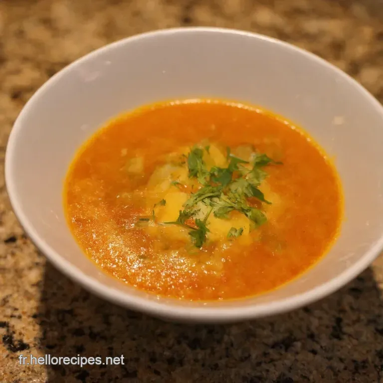 Gaspacho De Concombre Rafra&icirc;chissant Au Yaourt Et &Agrave; La Menthe presentation