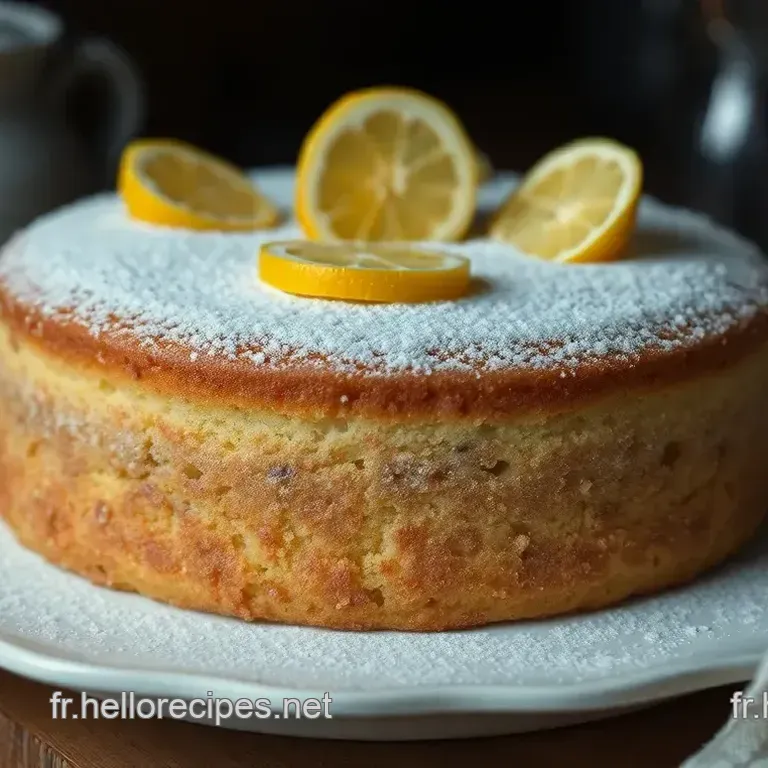 Gâteau au Citron Pierre Hermé : Un Délice Éclatant et Facile à Réaliser