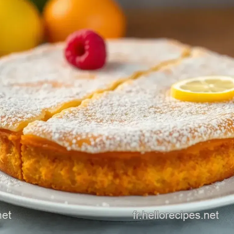 Gâteau au Yaourt Citron et Pavot – Rapide et Facile!