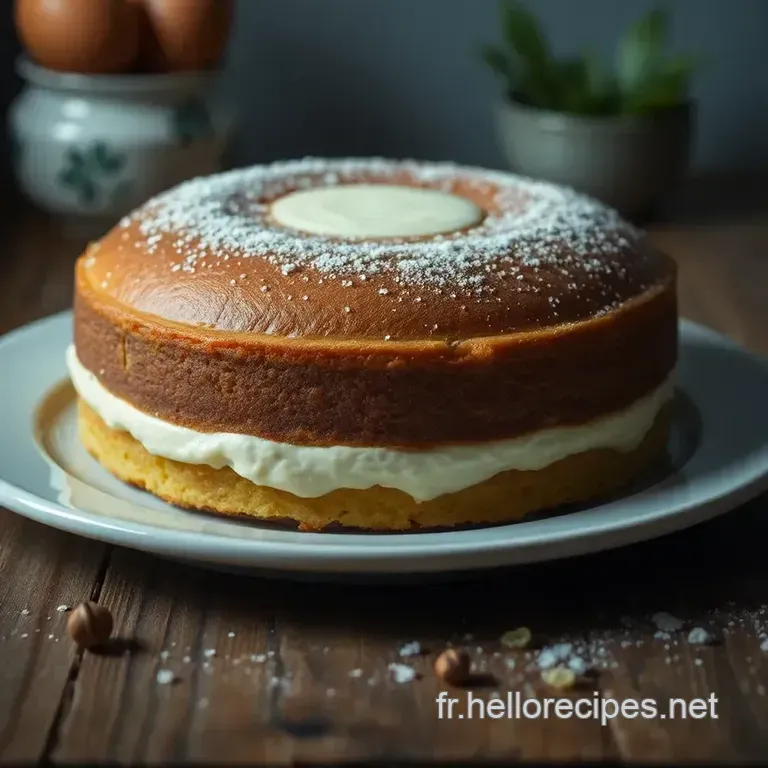 Gâteau au Yaourt Sans Gluten : Douceur Légère à la Française presentation