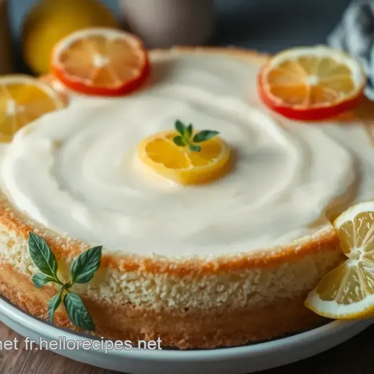Gâteau au Yaourt Sans Oeuf : Mon Délice Moelleux et Facile à Réaliser