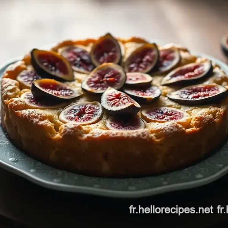 Gâteau aux Figs et Amandes : Un Délice Provençal à Partager