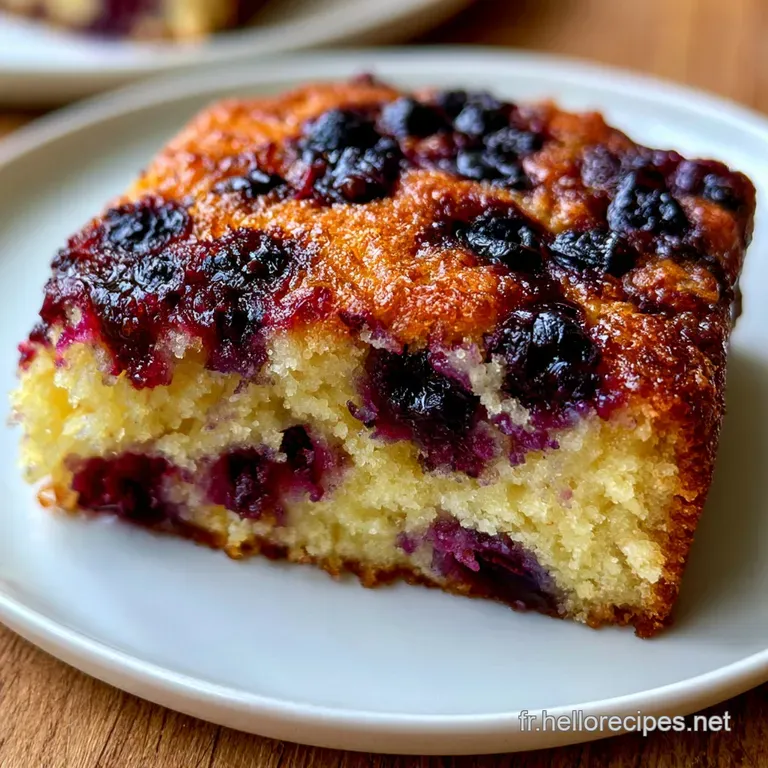 G&acirc;teau Aux Myrtilles: Ultra-Moelleux
