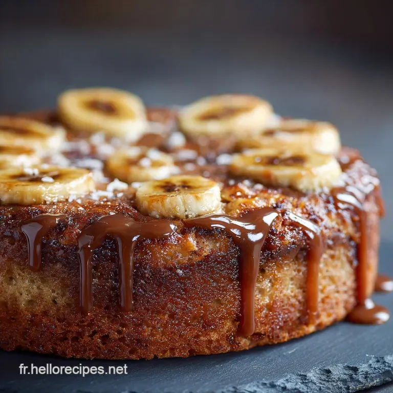 G&acirc;teau &agrave; la banane et au chocolat : Le Moelleux Parfait du Go&ucirc;ter