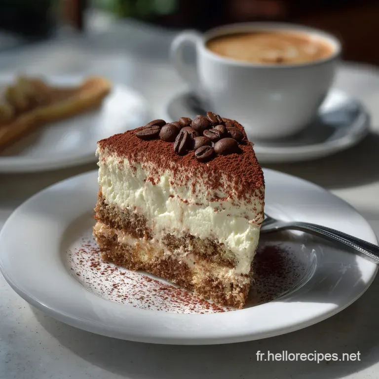 Recette Simple Pour Un G&acirc;teau Cappuccino Express presentation