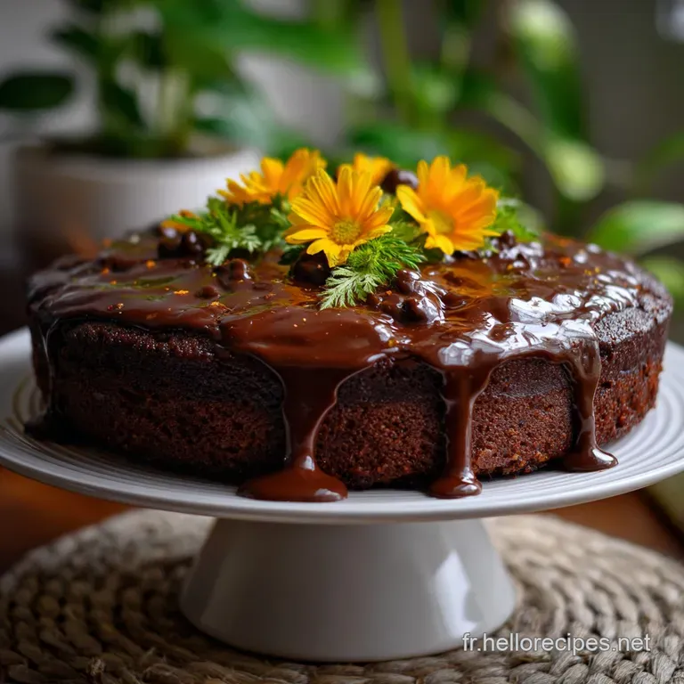Recette G&acirc;teau Chocolat Huile Tournesol G&acirc;teau Cho : Le Secret Moelleux presentation