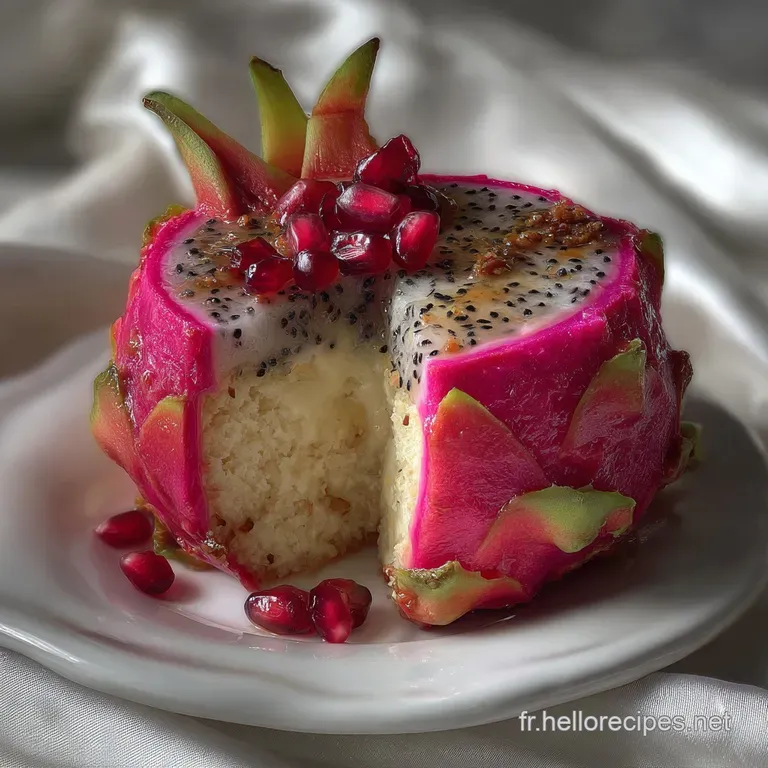 Recette De G&acirc;teau De Dragon Fruit Couleur Naturelle