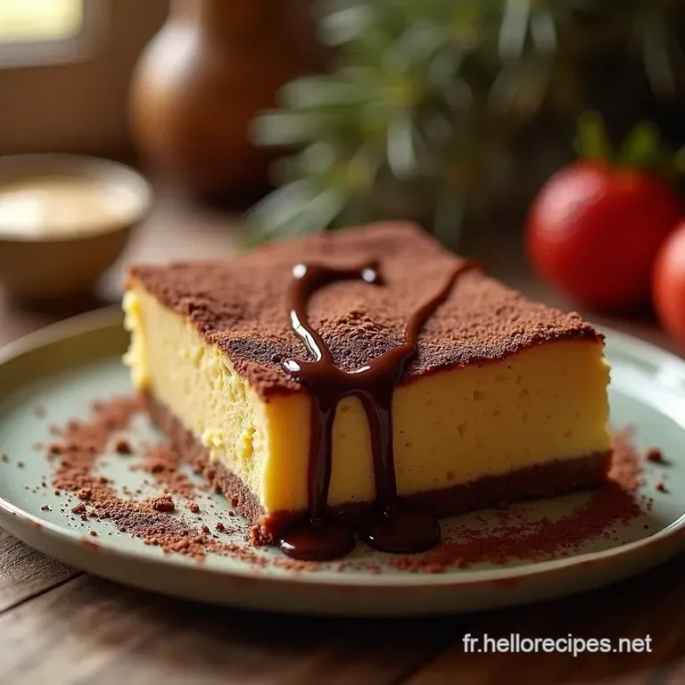 G&acirc;teau Fondant Au Chocolat Le P&eacute;ch&eacute; Mignon Parfait presentation