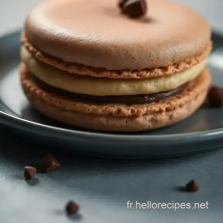 Gâteau Macaron Rêveur presentation