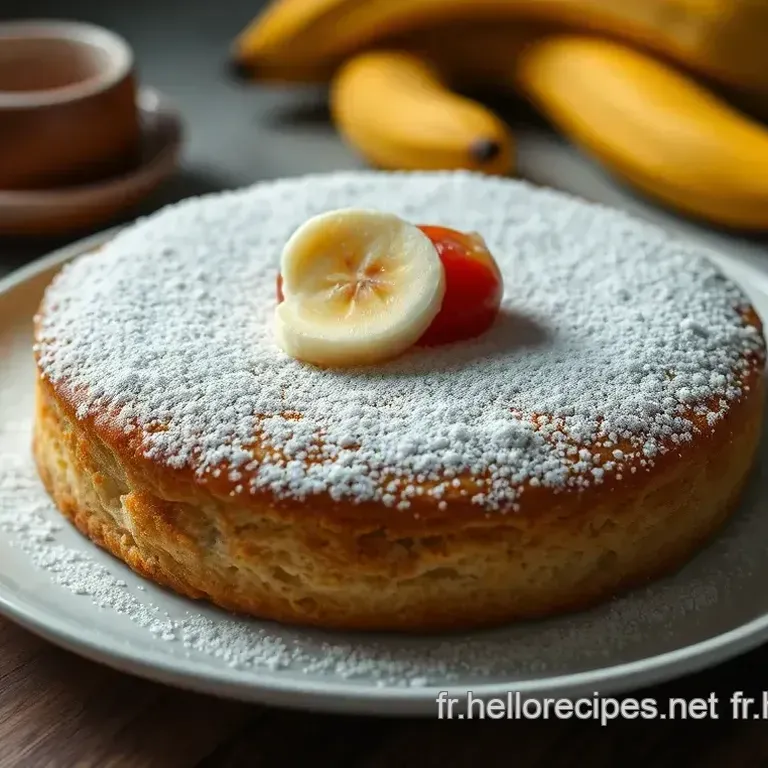 Gâteau Moelleux à la Banane et aux Flocons d Avoine
