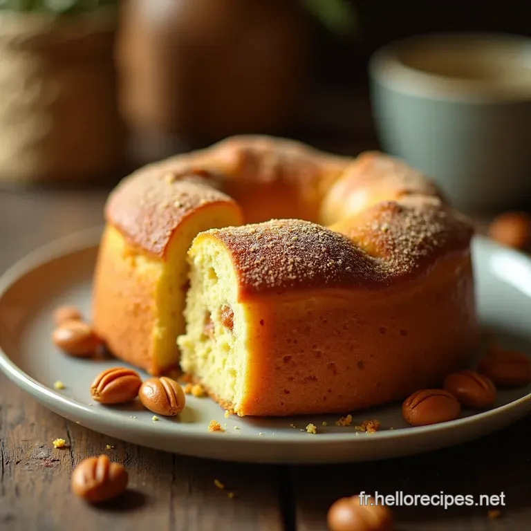 Le Moelleux Inimitable Gâteau aux Amandes Traditionnel de BelleMaman presentation