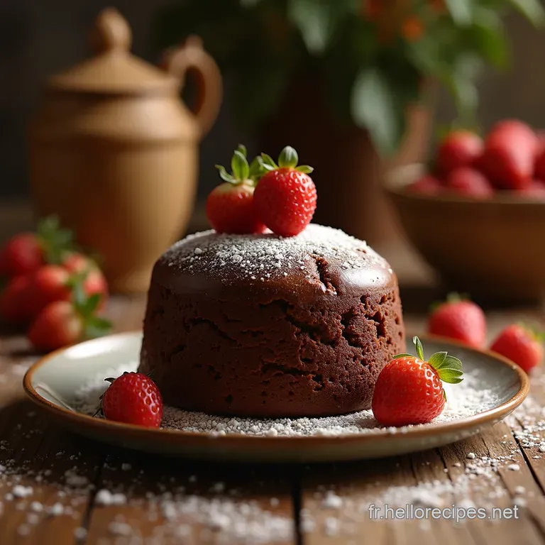 Le Moelleux Absolu Le Véritable Gâteau au Chocolat Fondant de nos GrandsMères presentation