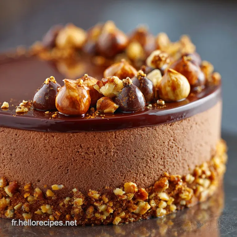 G&acirc;teau aux noisettes et &eacute;clats de chocolat : Le Moelleux Parfait