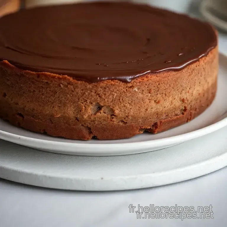 Gâteau Sans Lait au Chocolat – Un Délice Végétalien! presentation
