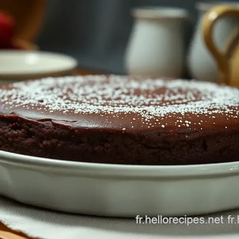 Gâteau Sans Lait au Chocolat – Un Délice Végétalien!