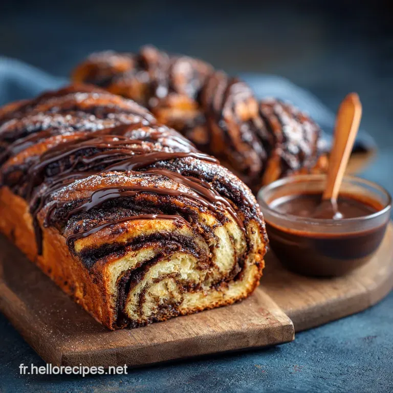 G&acirc;teau torsad&eacute; : Recette de Babka chocolat-noisette facile (&eacute;tape par &eacute;tape)