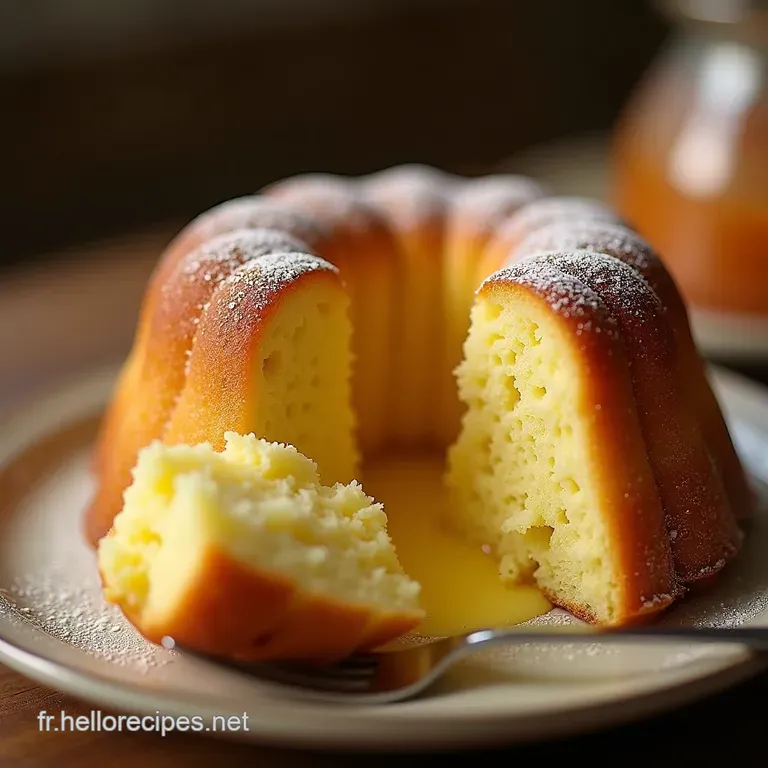 Le Gâteau au Yaourt Moelleux de GrandMère LIncontournable presentation