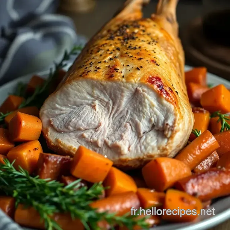 Gigot d' Agneau au Four : Un Plat Traditionnel Français presentation