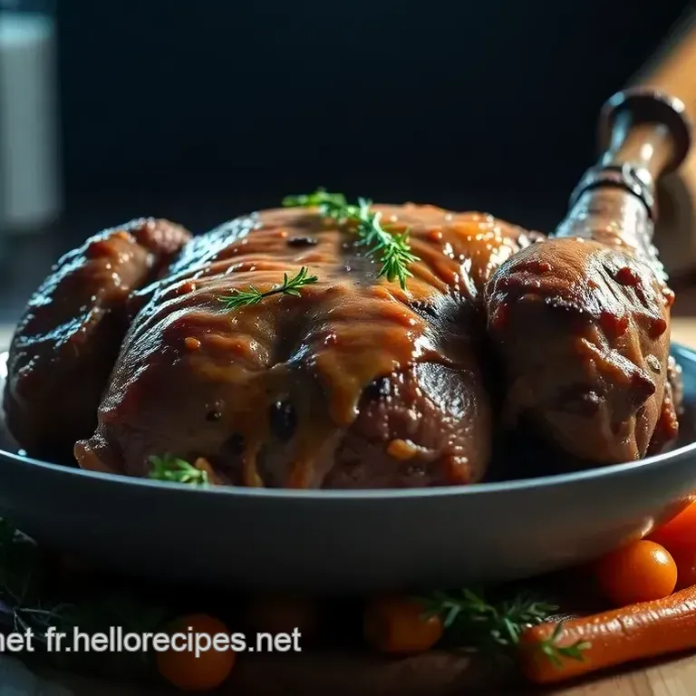 Gigot d' Agneau au Four : Un Plat Traditionnel Français Pour Réveillon